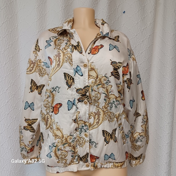Mureli Jackets & Blazers - Vintage Mureli Butterfly Print Women's Jacket Size M